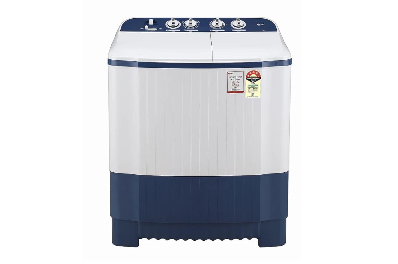 7Kg Semi Automatic Top Load Washing Machine, Rat Away Technology, Dark Blue