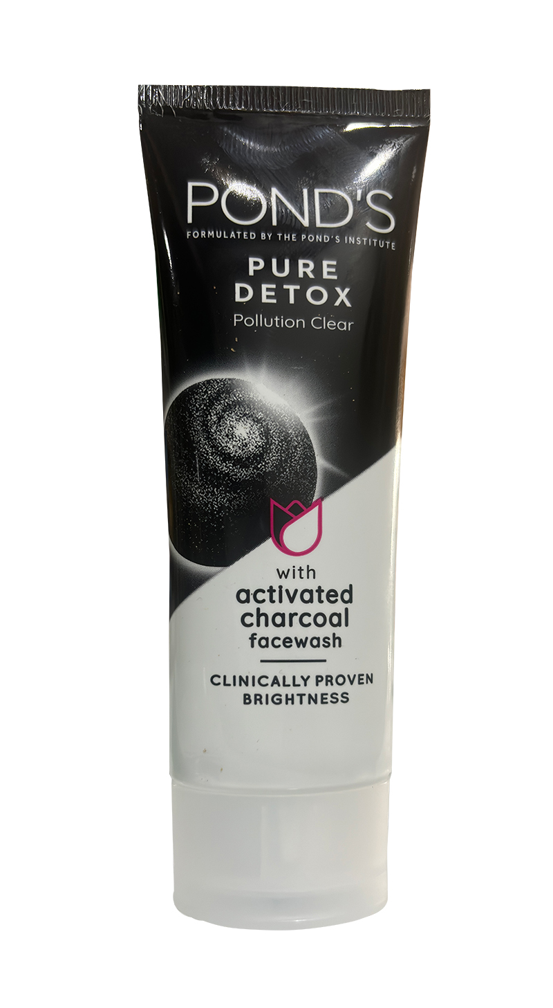 PONDS Pure Detox Face Wash 50g with Activated Charcoal (2 Items in the set)