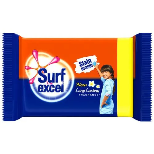 Surf Excel Detergent Bar - Stain Eraser 80g+5g extrra { pack of 5pc}