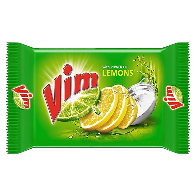 Vim with power oflemons Detergent Bar {pack of 2 ]