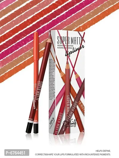 Ads Lip Liner Pencil Multicolour Set Of12